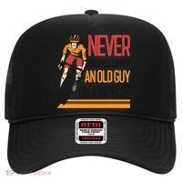 Never Underestimate An Old Guy On A Bicycle Funny Cycling Hat thumb 0
