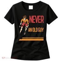 Never Underestimate An Old Guy On A Bicycle Funny Cycling Women's T-Shirt thumb 0