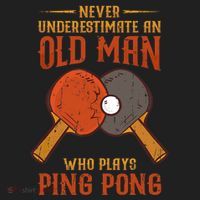 Never Underestimate An Old Man Who Plays Ping Pong Sport Tumbler thumb 3