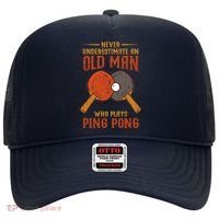 Never Underestimate An Old Man Who Plays Ping Pong Sport Hat thumb 0