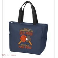 Never Underestimate An Old Man Who Plays Ping Pong Sport Tote Bag thumb 3