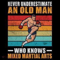 Never Underestimate An Old Who Knows Mixed Martial Arts Great Gift Coffee Mug thumb 5