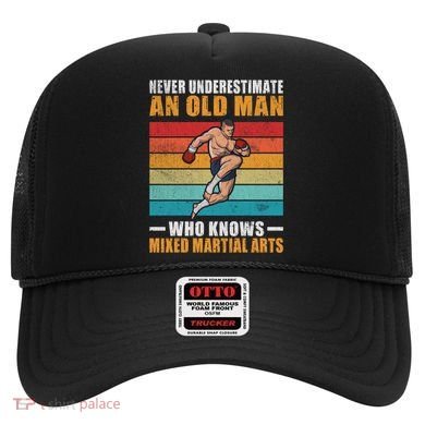 Never Underestimate An Old Who Knows Mixed Martial Arts Great Gift Hat