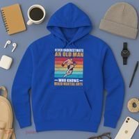 Never Underestimate An Old Who Knows Mixed Martial Arts Great Gift Hoodie thumb 3