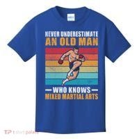 Never Underestimate An Old Who Knows Mixed Martial Arts Great Gift Kids T-Shirt thumb 0