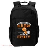 Never Underestimate An Old Man With A Bocce Ball Backpack thumb 0