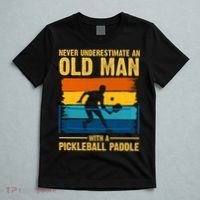 Never Underestimate An Old Man With A Pickleball Paddle T-Shirt thumb 5
