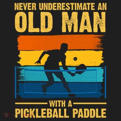 Never Underestimate An Old Man With A Pickleball Paddle 15oz Campfire Ceramic Mug