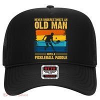 Never Underestimate An Old Man With A Pickleball Paddle Hat thumb 0