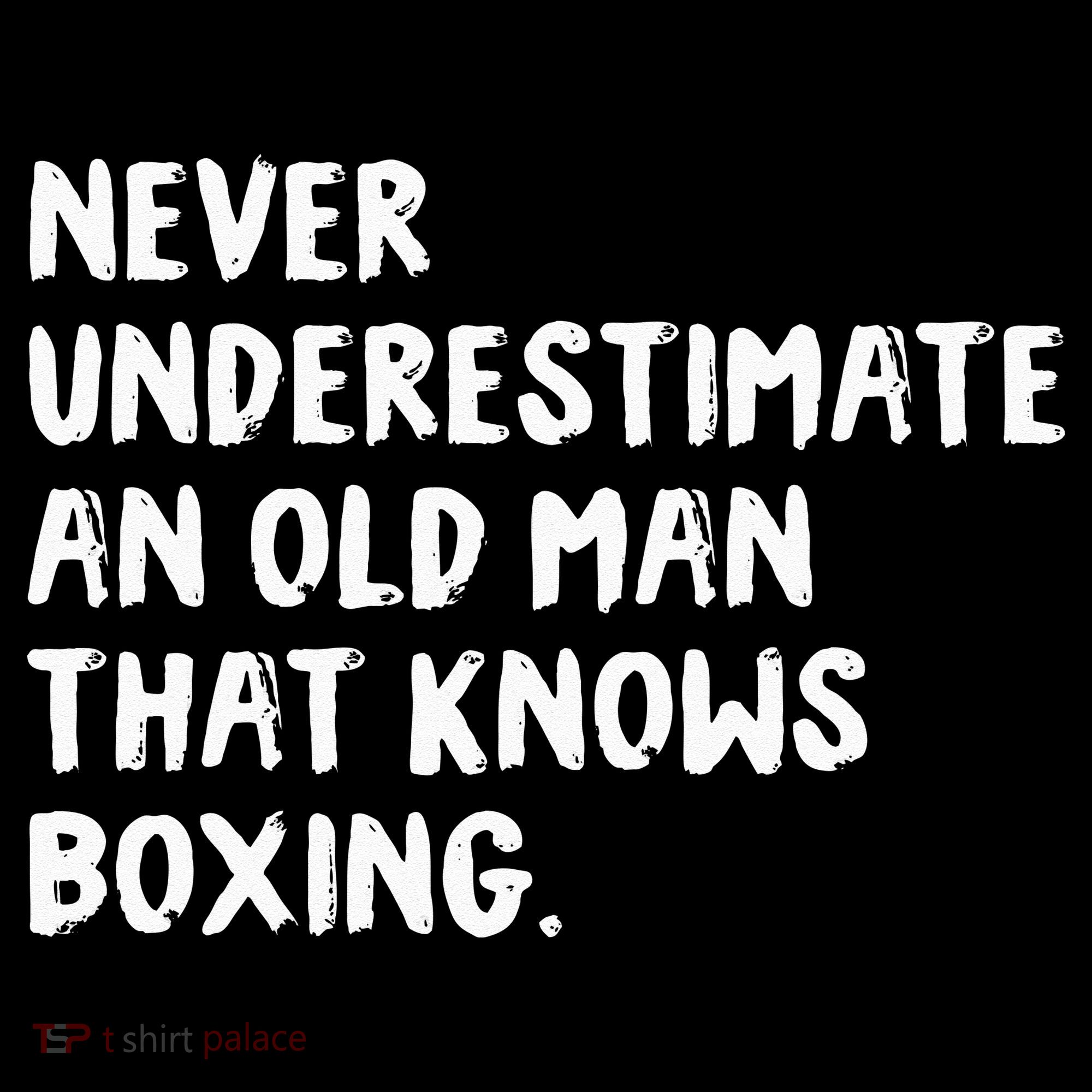 Never Underestimate An Old Man That Knows Boxing Women's Tank Top