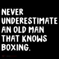 Never Underestimate An Old Man That Knows Boxing Baby Bodysuit thumb 2