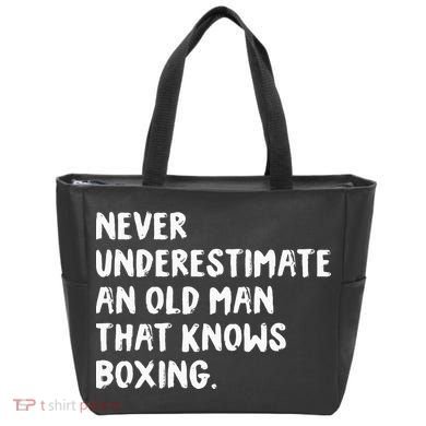 Never Underestimate An Old Man That Knows Boxing Tote Bag