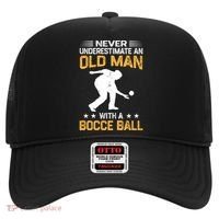 Never Underestimate An Old With A Bocce Ball Gift Hat thumb 0