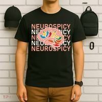 Neurospicy Universe Adhd Autism Awareness And Acceptance T-Shirt thumb 6