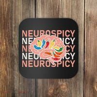 Neurospicy Universe Adhd Autism Awareness And Acceptance Coaster thumb 0
