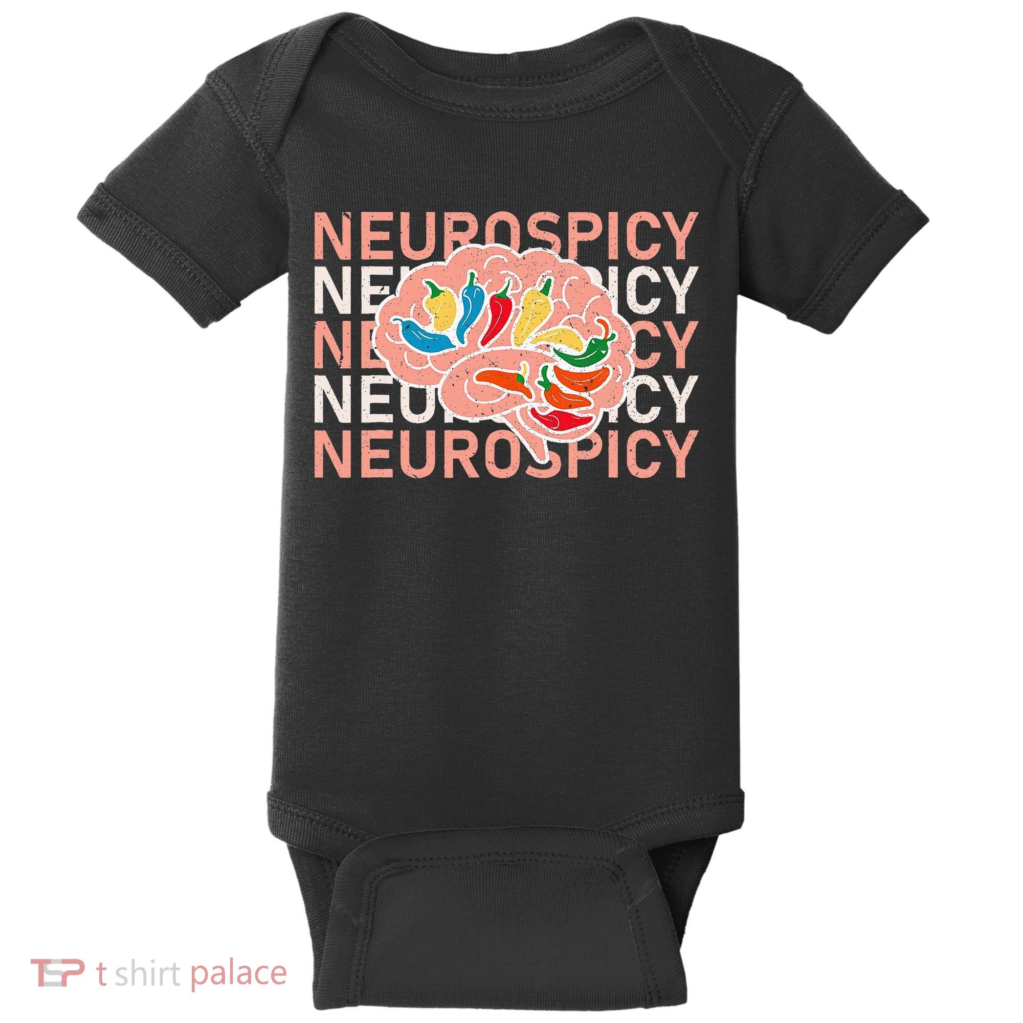 Neurospicy Universe Adhd Autism Awareness And Acceptance Baby Bodysuit