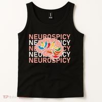 Neurospicy Universe Adhd Autism Awareness And Acceptance Tank Top thumb 2