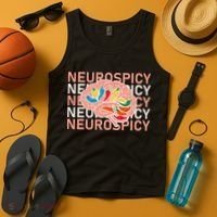 Neurospicy Universe Adhd Autism Awareness And Acceptance Tank Top thumb 4