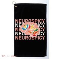 Neurospicy Universe Adhd Autism Awareness And Acceptance Golf Towel thumb 0
