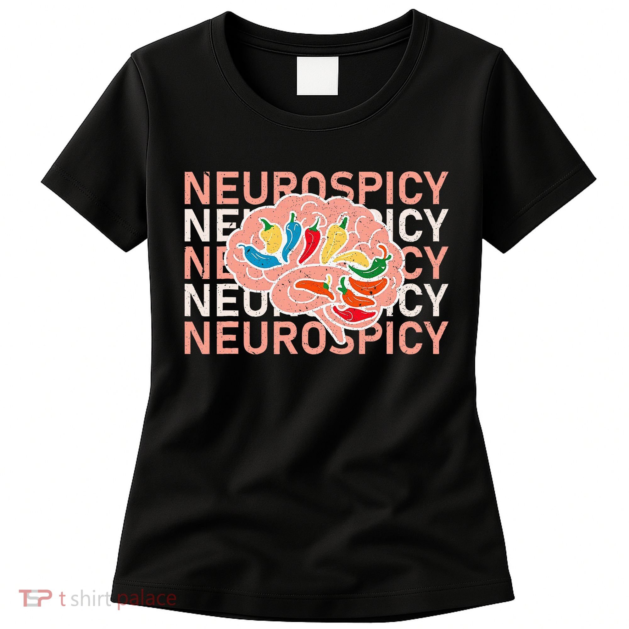 Neurospicy Universe Adhd Autism Awareness And Acceptance Women's T-Shirt