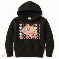 Neurospicy Universe Adhd Autism Awareness And Acceptance Kids Hoodie thumb 0