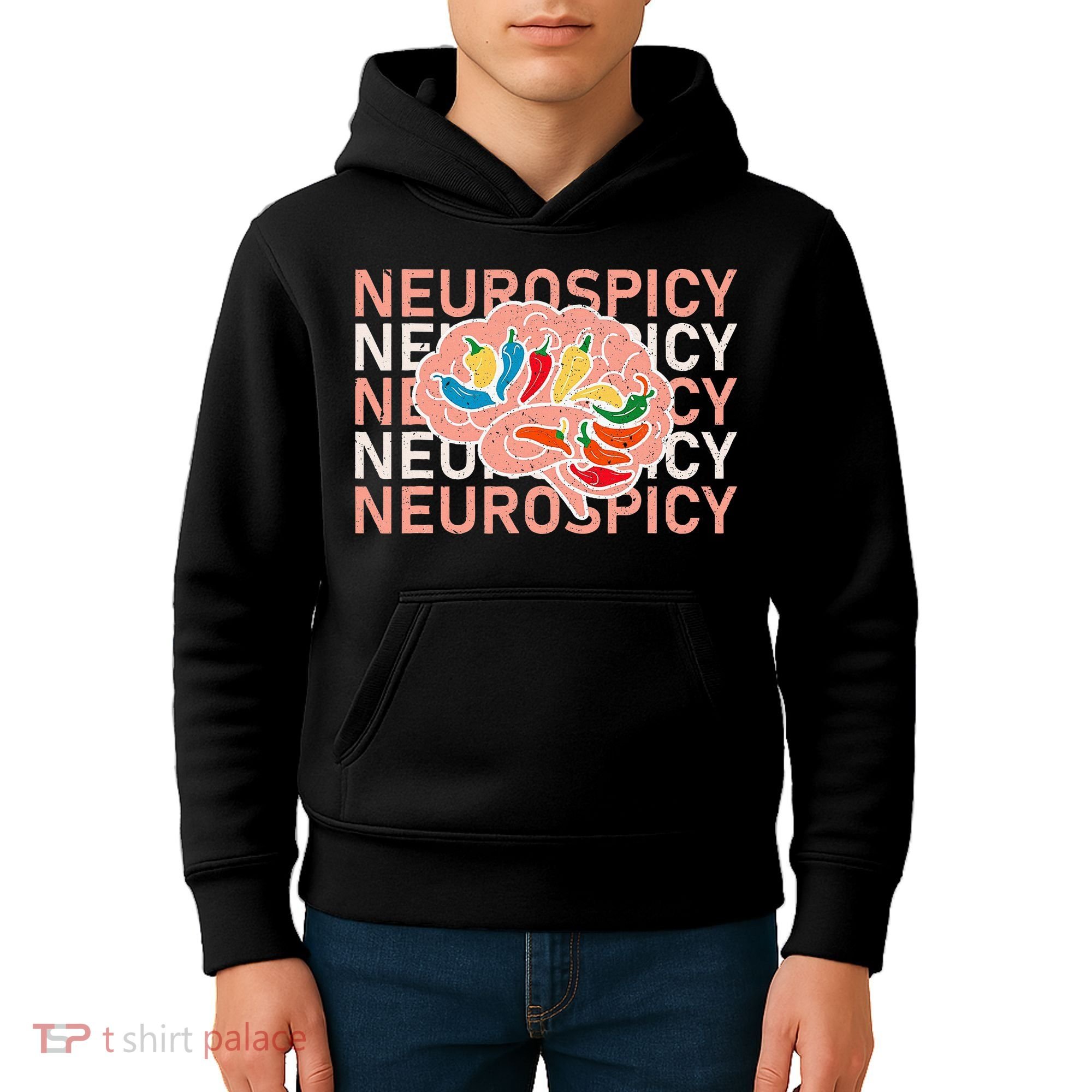 Neurospicy Universe Adhd Autism Awareness And Acceptance Kids Hoodie