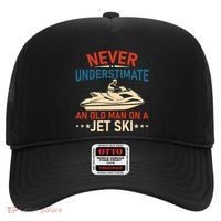 Never Underestimate An Old On A Jet Ski Gift Hat thumb 0