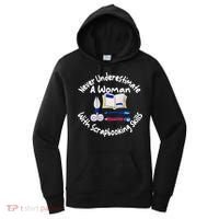 Never Understimate A Woman Scarpbooking Gift Women's Hoodie thumb 0