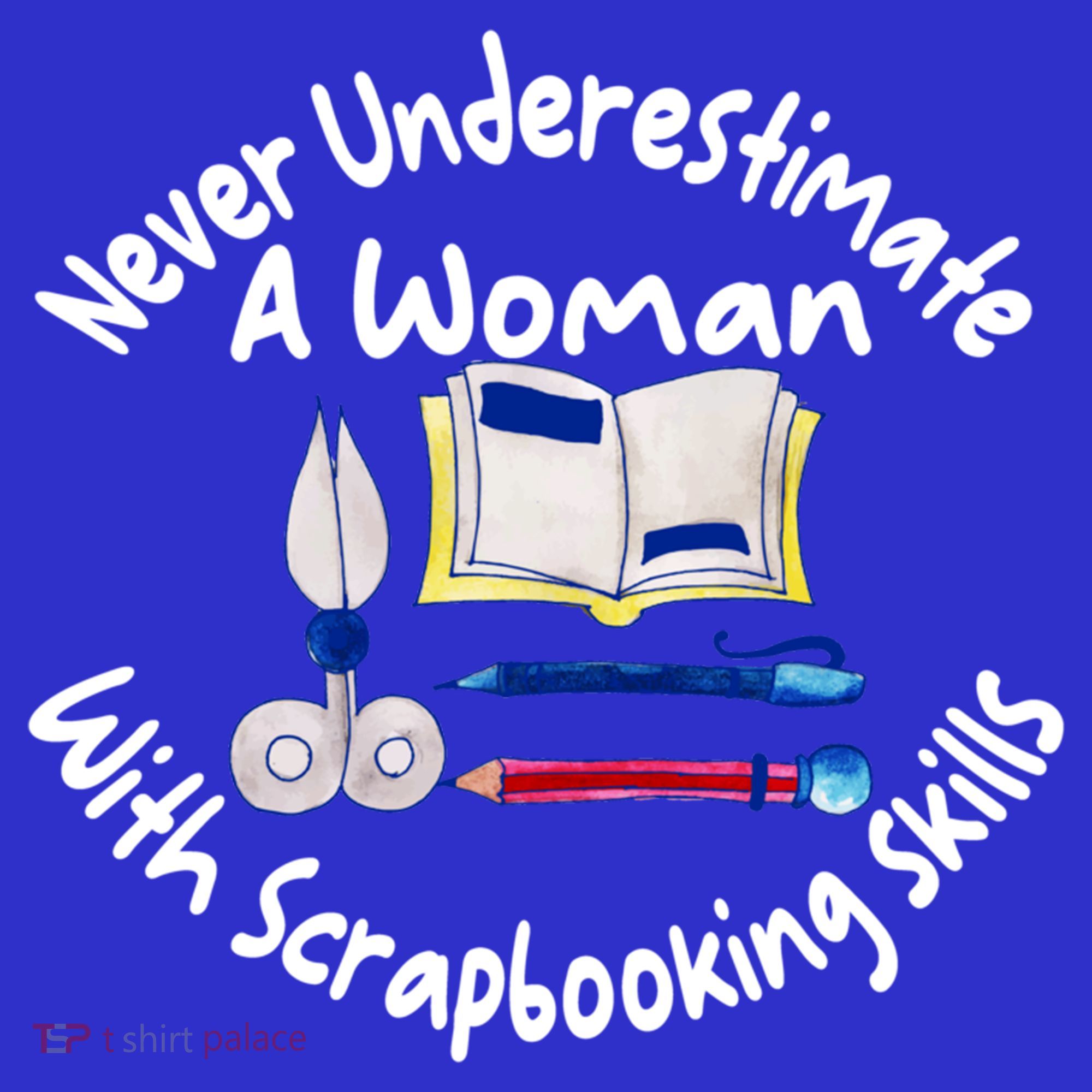 Never Understimate A Woman Scarpbooking Gift Apron