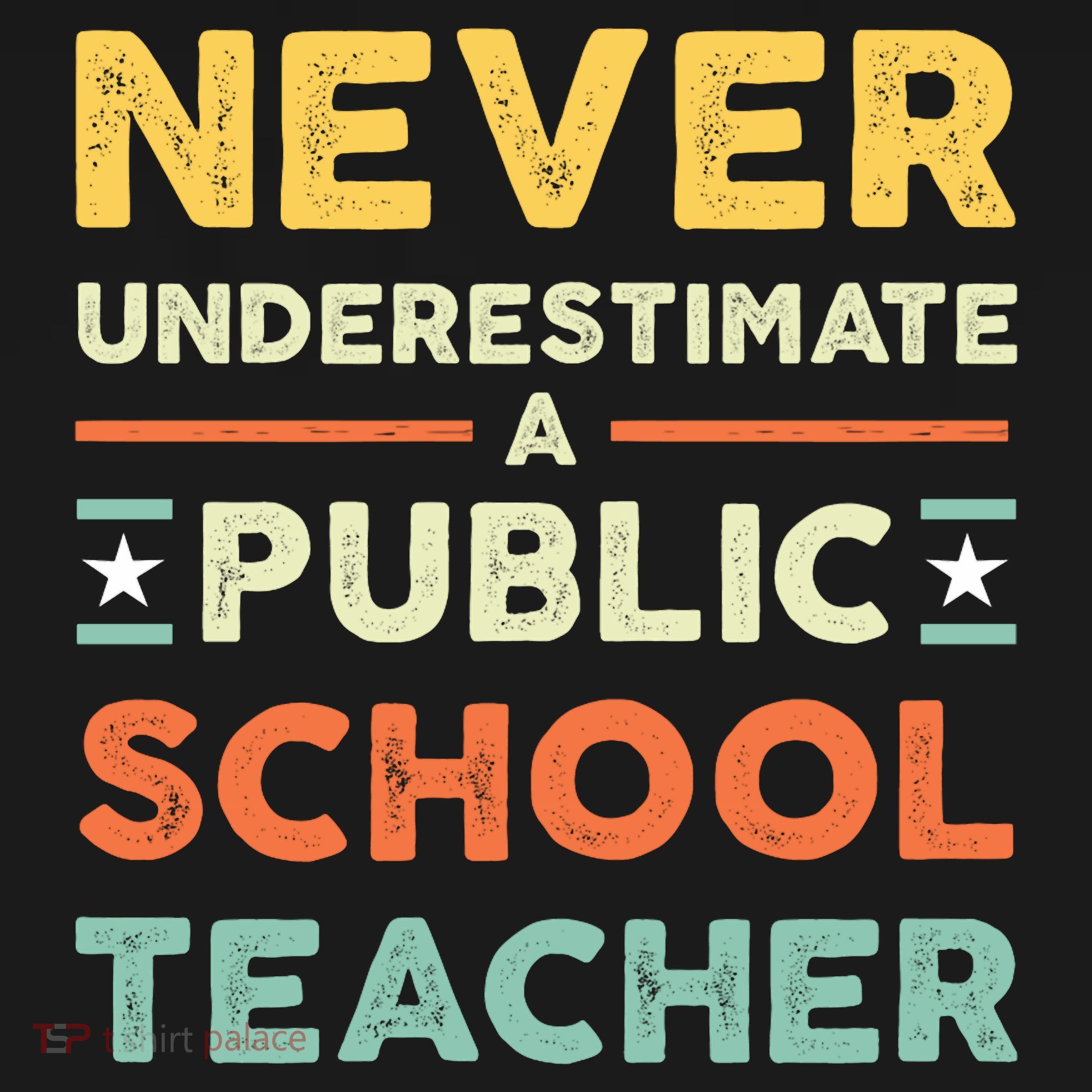 Never Underestimate A Public School Teacher Coaster