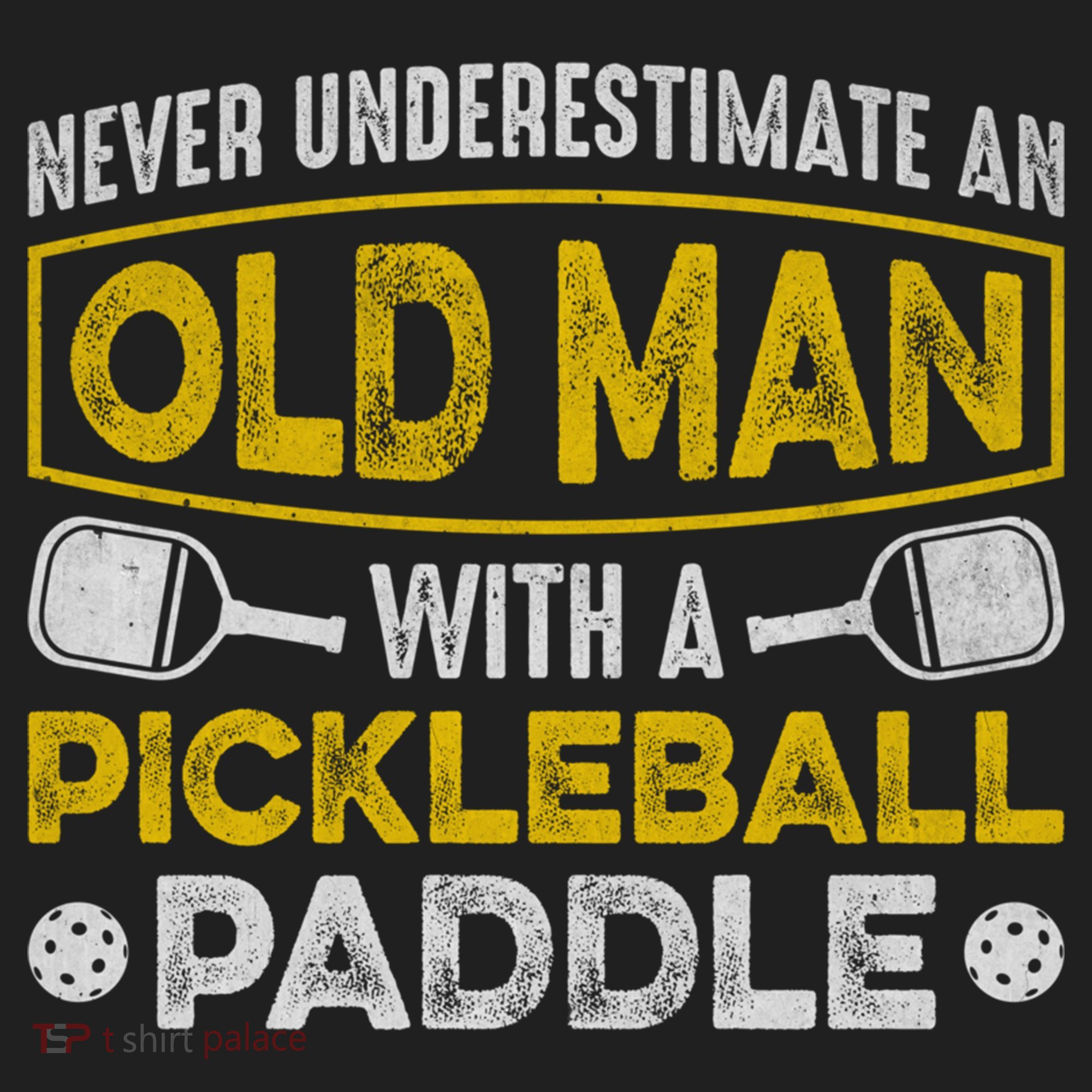 Never Underestimate An Old With A Pickleball Paddle Great Gift Beanie