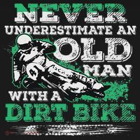 Never Underestimate An Old Man With A Dirt Bike Gift Women's Tank Top thumb 5
