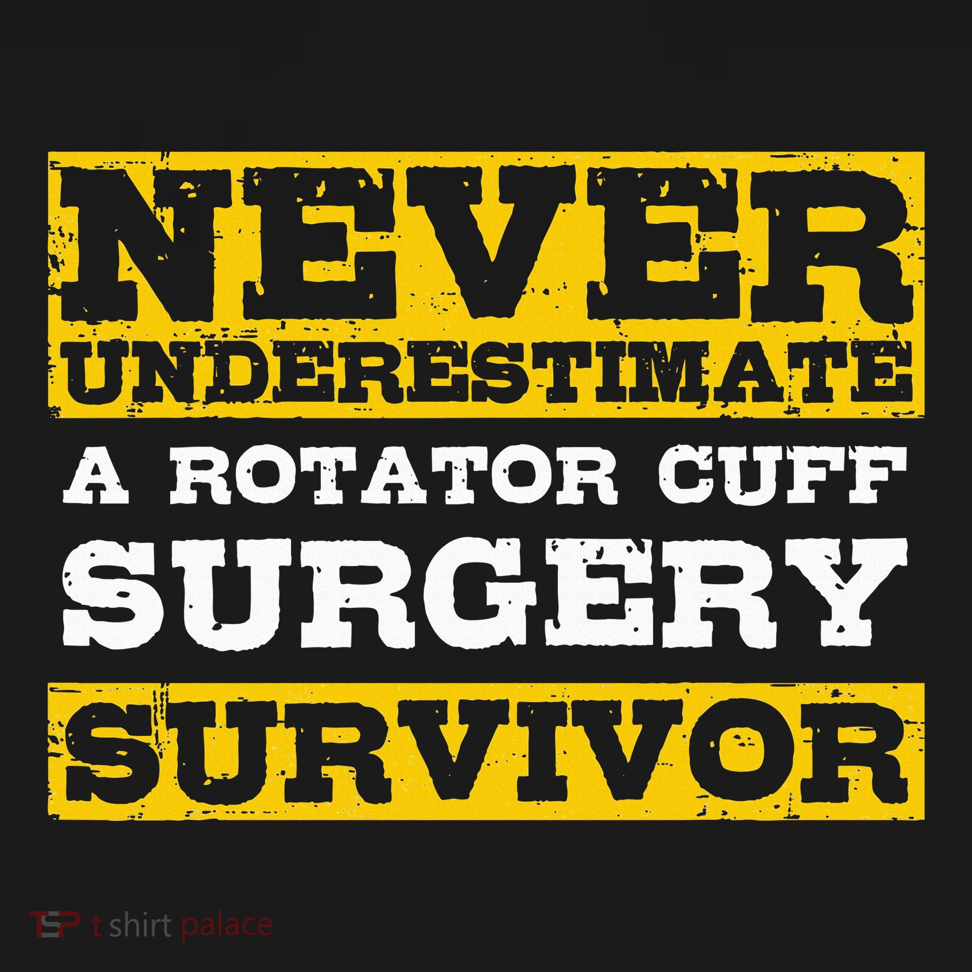 Never Underestimate A Rotator Cuff Surgery Survivor Apron