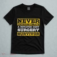 Never Underestimate A Rotator Cuff Surgery Survivor T-Shirt thumb 5