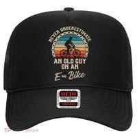 Never Underestimate An Old Guy On An E Bike Biking Hat thumb 0