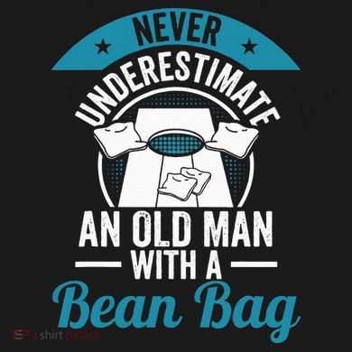 Never Underestimate An Old Man With A Bean Bag Cornhole Tank Top