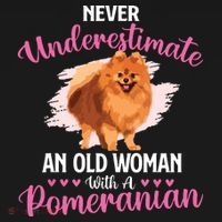 Never Underestimate An Old Woman With A Pomeranian Backpack thumb 2