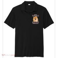 Never Underestimate An Old Woman With Pomeranian Sport-Tek Posi-UV Pro Polo thumb 0