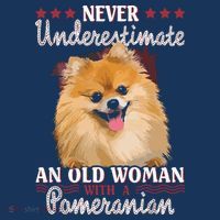 Never Underestimate An Old Woman With Pomeranian Baby Bodysuit thumb 2