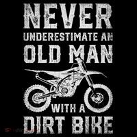 Never Underestimate An Old Man With A Dirt Bike Father's Day Coffee Mug thumb 5