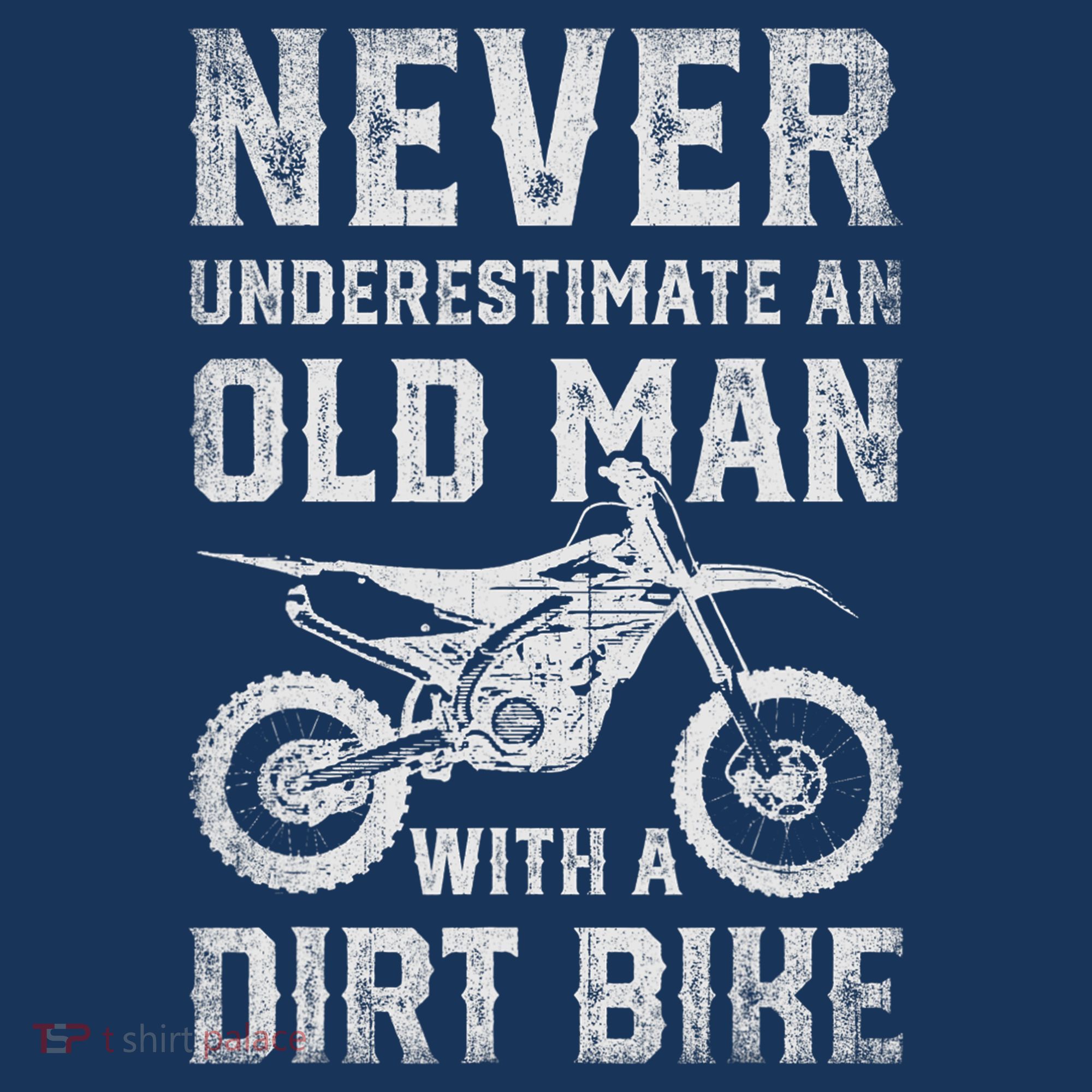 Never Underestimate An Old Man With A Dirt Bike Father's Day Women's Tank Top