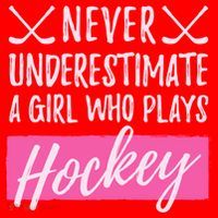 Never Underestimate A Who Plays Ice Hockey Hockey Gift Santa Hat thumb 1