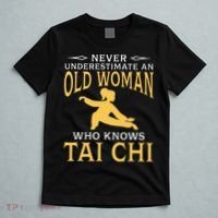 Never Underestimate An Old Woman Who Knows Tai Chi T-Shirt thumb 5
