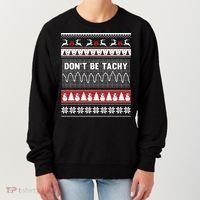 Nurse Ugly Christmas Sweater DonT Be Tachy Women's Sweatshirt thumb 0