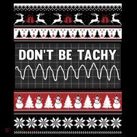 Nurse Ugly Christmas Sweater DonT Be Tachy Coffee Mug thumb 5