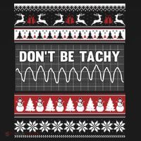 Nurse Ugly Christmas Sweater DonT Be Tachy Women's Hoodie thumb 2