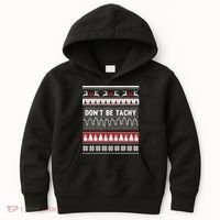 Nurse Ugly Christmas Sweater DonT Be Tachy Kids Hoodie thumb 0