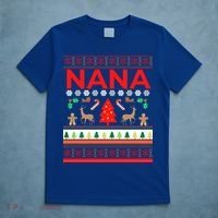 Nana Ugly Christmas Sweater Funny Grandma Xmas Sweaters Mom Funny Gift T-Shirt thumb 5