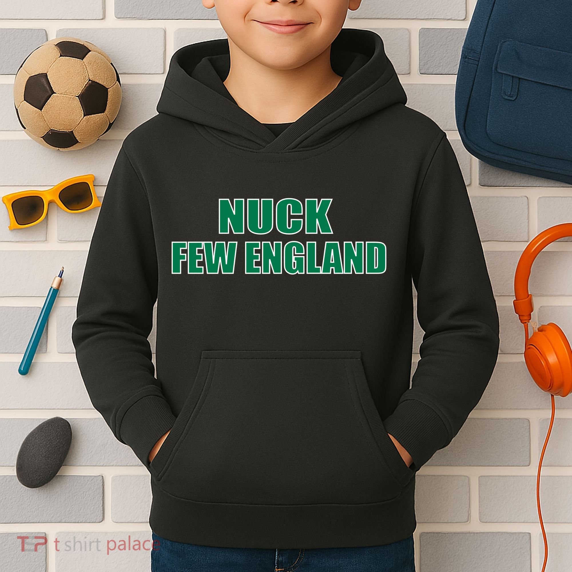 Nuck Few England Philly Fan Kids Hoodie