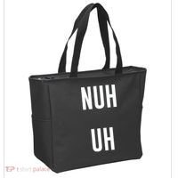 Nuh Uh Funny Sassy Statement Silly Fun Sarcastic Humor Tote Bag thumb 2